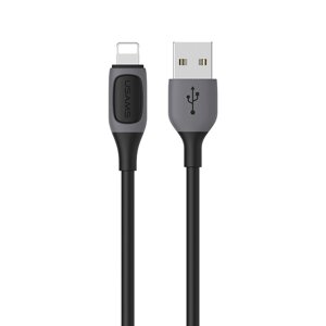 USAMS США-SJ595 2.4A USB-A к IP-кабелю для быстрой зарядки и передачи данных, луженый Медь Core Line 1M Long для IPhone
