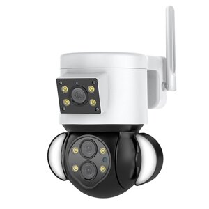 Версия SECTEC для ЕС Smart WiFi 10-кратный зум камера с двойным объективом 4 миллиона Pixel Панорамный обзор камера Отсл