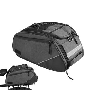 Водонепроницаемая сумка для багажника велосипеда с отражающей полосой безопасности, предназначенная для хранения велосип