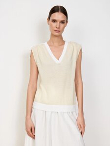 Вязаная блуза с люрексом (48)