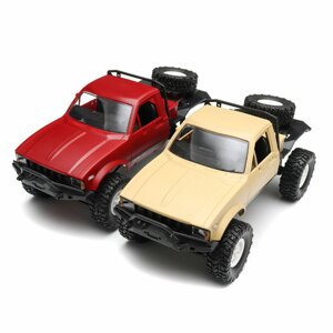 WPL C14 upgrade 1/16 2.4G 4WD Off Road RC Военный Авто Rock Crawler Truck с LED полным пропорциональным управлением RTR