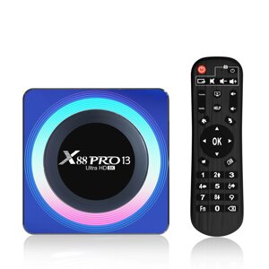 X88 Pro TV Коробка Android13.0 Rockchip RK3528 Quad-Core 1+16GB Cortex-A53 Поддержка декодирования видео 8K Wifi6 BT5.0