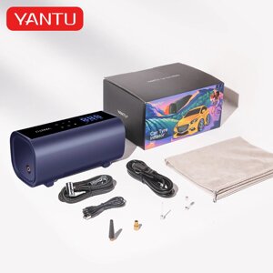 YANTU 2000mAh 120W Беспроводной цифровой дисплей Двойной цилиндр автомобильный насос для накачивания шин Портативный авт