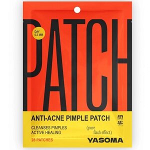 YASOMA Патчи от прыщей и акне точечные, антибактериальный пластырь от воспалений (дневные) 28.0