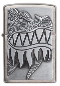 Зажигалка ZIPPO Classic с покрытием Brushed Chrome