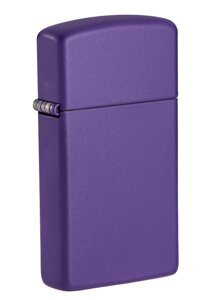 Зажигалка ZIPPO, Purple Matte Slim 1637