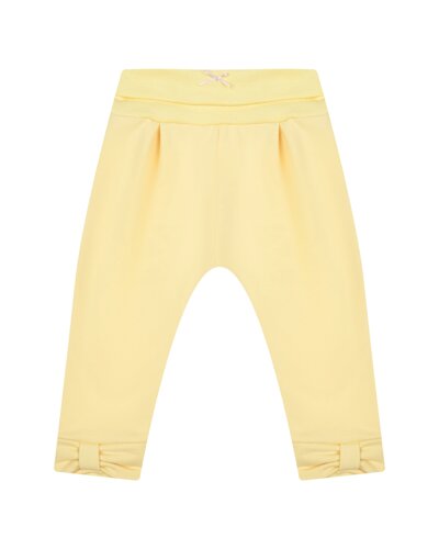 Желтые спортивные брюки с бантами Sanetta fiftyseven