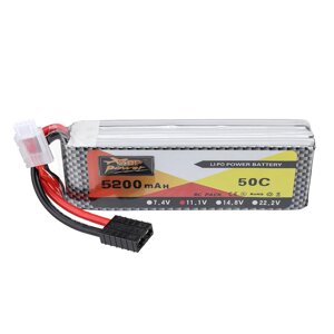 ZOP power 11.1V 5200mah 50C 3S lipo батарея штекер TRX для RC авто