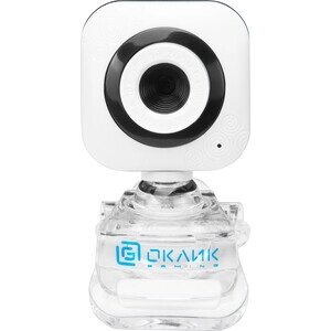 Камера Oklick OK-C8812 белый 0.3Mpix (640x480) USB2.0 с микрофоном (OK-C8812)