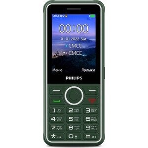 Мобильный телефон Philips E2301 Xenium 32Mb зеленый