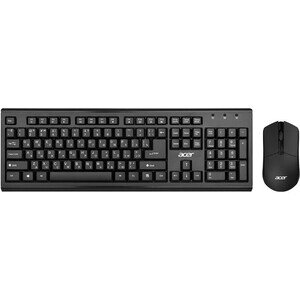 Набор (Клавиатура + мышь) Acer OKR120 клав: черный мышь: черный USB беспроводная Multimedia (ZL. KBDEE. 007)