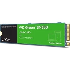 Накопитель SSD western digital (WD) original PCI-E x4 240gb WDS240G2g0C green SN350 M. 2 2280 (WDS240G2g0C)