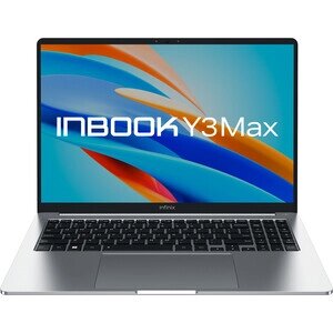 Ноутбук INFINIX Inbook Y3 MAX_YL613 16 Intel Core i5 1235U (1.3Ghz)/16Gb/512GB/Int: Intel Iris Xe Graphics/Win11Home/Silver (71008301535)