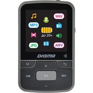 Плеер Digma Hi-Fi Flash Z4 BT 16Gb черный /1.5 /FM/microSDHC/clip