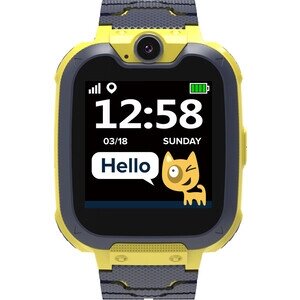 Смарт часы Canyon Kids smartwatch, 1.54 inch colorful screen, Camera 0.3MP, Mirco SIM card, 32+32MB, GSM (850/900/1800/1900MHz) (CNE-KW31YB)