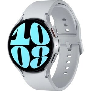 Смарт-часы Samsung Galaxy Watch 6 44мм 1.5 AMOLED корп. серебристый рем. серый (SM-R940NZSACIS)