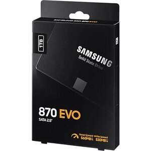 SSD накопитель samsung 1TB 870 EVO, V-NAND, 2.5, SATA III,R/W - 560/530 MB/s]
