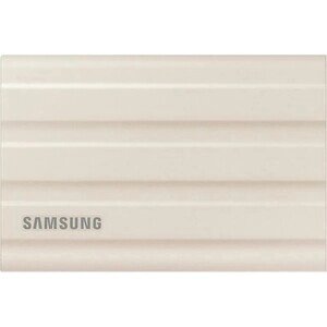 Внешний накопитель SSD Samsung Original USB-C 1TB MU-PE1T0K/WW Shield T7 1.8 бежевый