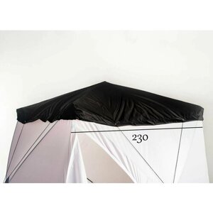Антидождевая накидка "6 углов" 230х230см размер по крыше, для зимней палатки куб, черная
