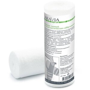 ARAVIA бинт для обертывания Organic тканый, 14 см х 5 м 14 мл 50 г белый