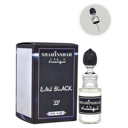 Арома-масло для тела, мужское, серия "Shahinshah" Eau Black, 10 мл