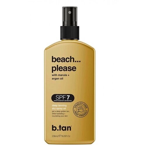 B. TAN Beach Please SPF 7 Сухое масло-спрей для бронзового загара с пантенолом 236 мл