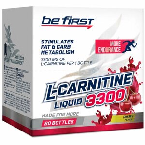 Be First L-Carnitine Liquid 3300 mg (Л-Карнитин Жидкий 3300 мг) 20 ампул по 25 мл (Be First)