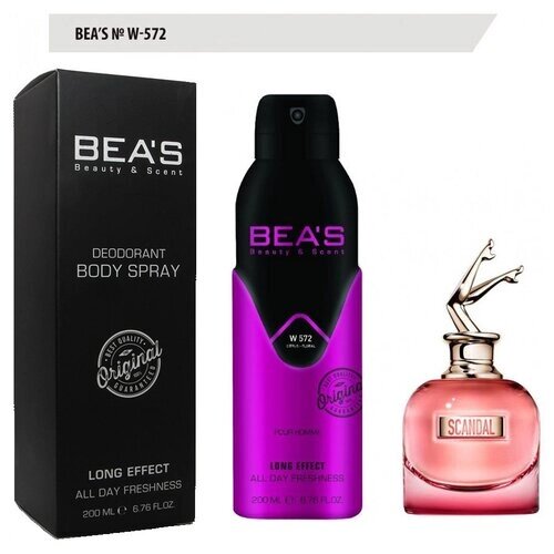 Bea's Парфюмированный дезодорант для тела женский W572 200 ml
