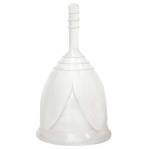 Белая менструальная чаша размера L (Цвет: белый)