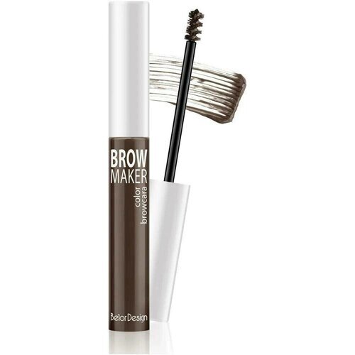 BELOR design тушь для бровей BROW MAKER, тон 012 шатен