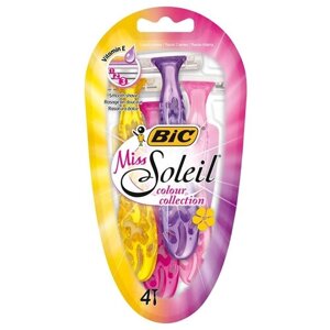 Bic Бритвенный станок Miss Soleil Colour Collection, 4 шт.