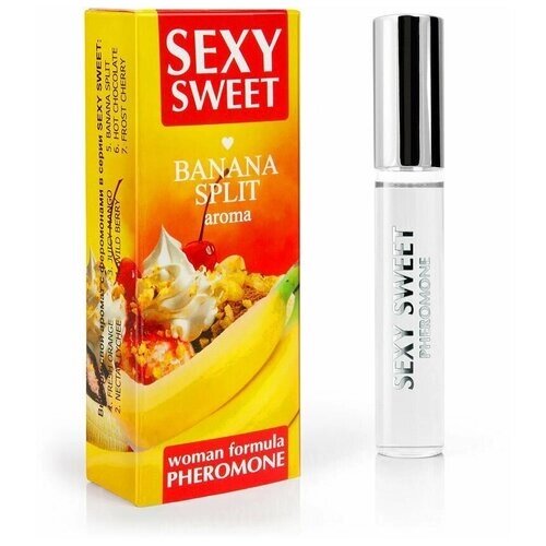 Биоритм Парфюмированное средство для тела с феромонами Sexy Sweet с ароматом банана - 10 мл.