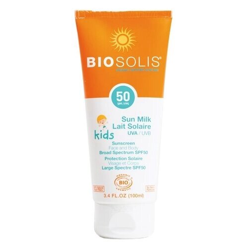 Biosolis Biosolis Детское солнцезащитное молочко для лица и тела SPF 50, 100 мл
