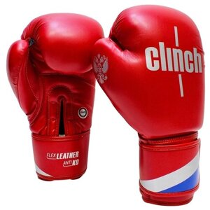 Боксерские перчатки Clinch Olimp New - красные, 12 унций