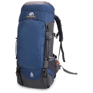 Большой трекинговый рюкзак Weikani для путешествий, походов, кемпинга 65 литров с дождевиком