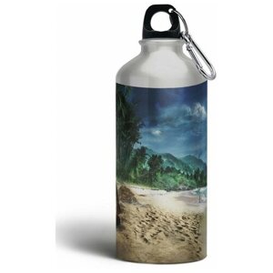 Бутылка спортивная/туристическая фляга игры Far Cry 3 (фар край, ps3, ps4, ps5, Xbox, PC, Switch) - 5953