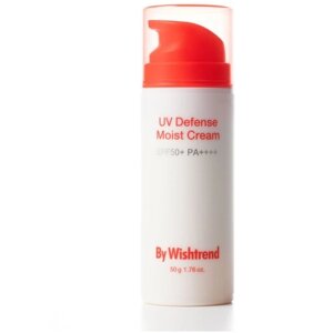 By Wishtrend UV Defense Moist Cream Увлажняющий солнцезащитный крем с пантенолом SPF 50+ PA, 50 мл.