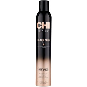 CHI Luxury Лак для волос Black seed oil Flexible hold, слабая фиксация, 340 мл