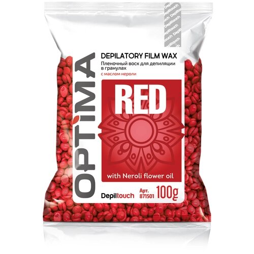 Depiltouch Пленочный воск OPTIMA RED в гранулах 100 г