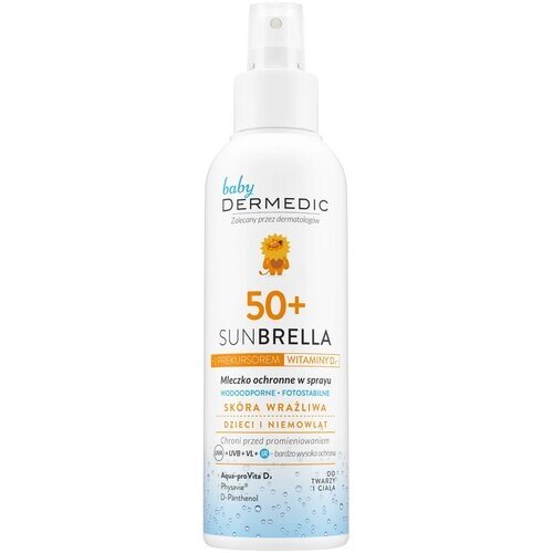Dermedic Dermedic Sunbrella Baby солнцезащитное молочко-спрей для детей SPF 50, 150 мл