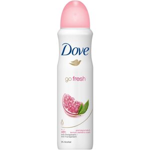 Dove Dove антиперспирант-дезодорант аэрозоль пробуждение чувств гранат и вербена, 48ч защиты, без спирта 150 мл, 250 мл