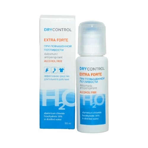 DryControl Антиперспирант Extra Forte H2O, дабоматик, 50 мл