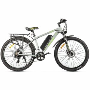 Электровелосипед INTRO Sport, серо-зеленый, 27,5 дюймов, до 50 км на одном пробеге