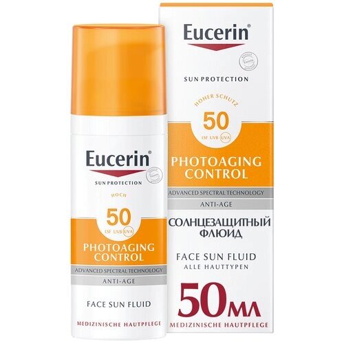 Eucerin флюид Sun Protection Photoaging Control SPF 50, 50 мл