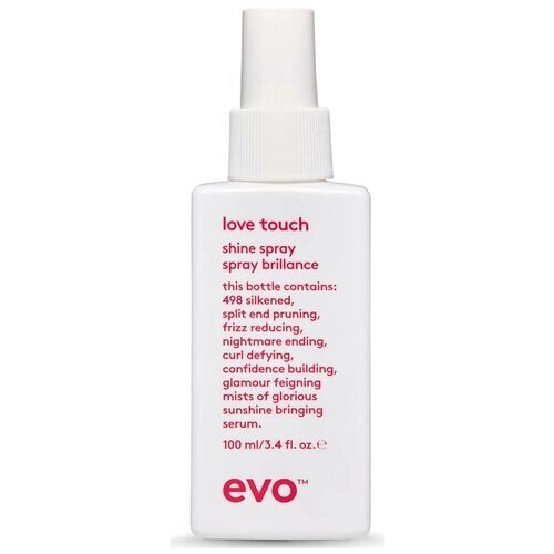 Evo Спрей-блеск Love Touch Shine Spray, 100 г, 100 мл