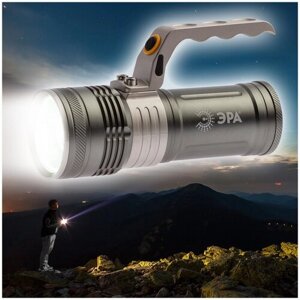 Фонарь прожектор светодиодный ЭРА PA-804 / Фонарь кемпинговый аккумуляторный / Мощный туристический фонарь / Фонарь светильник светодиодный ручной