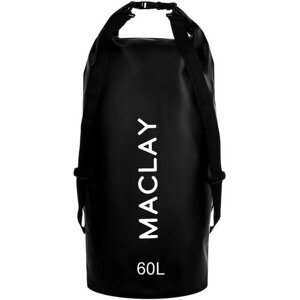 Гермомешок туристический Maclay 60L, 500D, цвет чёрный