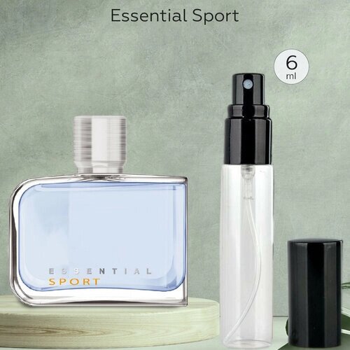 Gratus Parfum Essential Sport духи мужские масляные 6 мл (спрей) + подарок