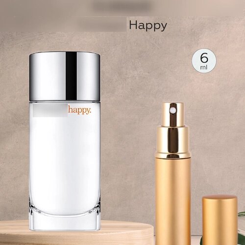 Gratus Parfum Happy духи женские масляные 10 мл (спрей) + подарок