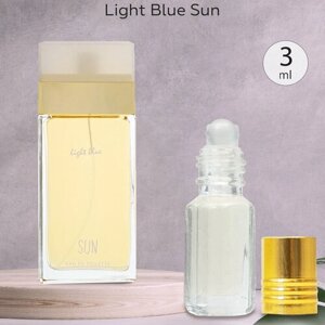 Gratus Parfum Light Blue Sun духи женские масляные 3 мл (масло) + подарок